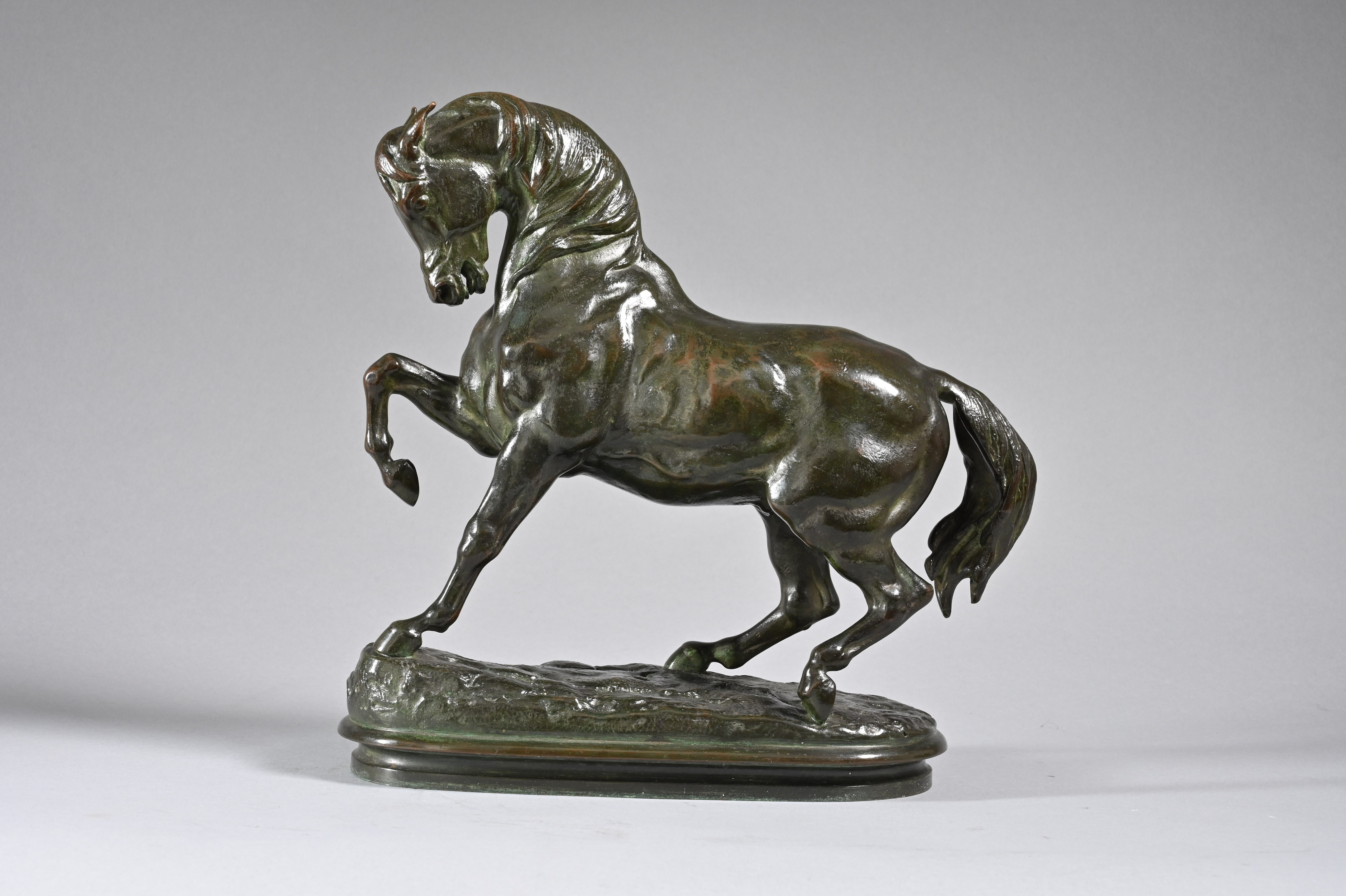 CHEVAL TURC N°2 right foreleg up